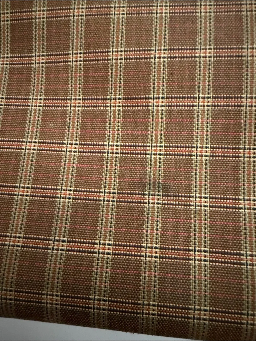 Kate spade vintage 1998 brown plaid sam rare preppy academia shoulder purse bag